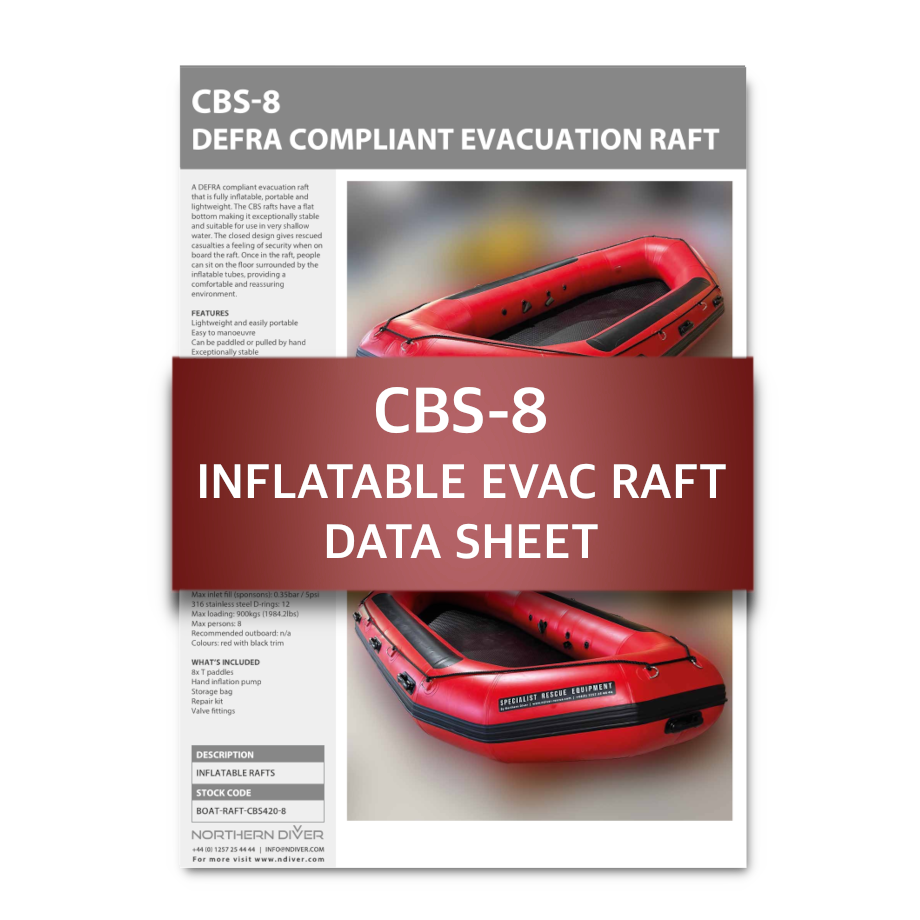 CBS-8 Inflatable Rescue Raft Data Sheet